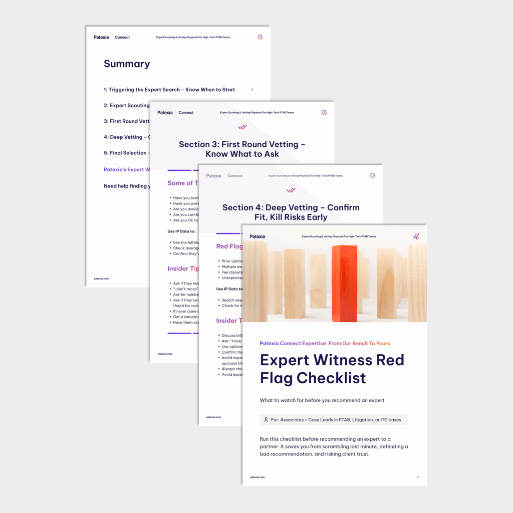 Scouting and Vetting Playbook several pages